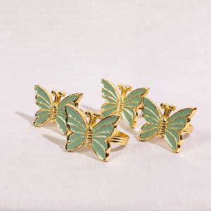 Decor Butterfly napkin rings